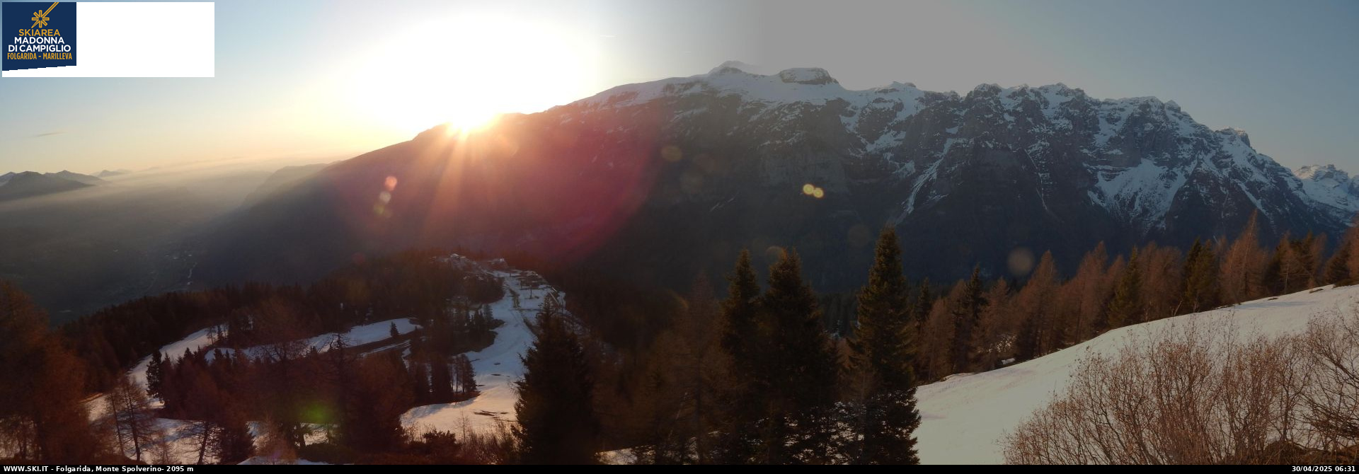 Panoramica Monte Spolverino - Folgarida